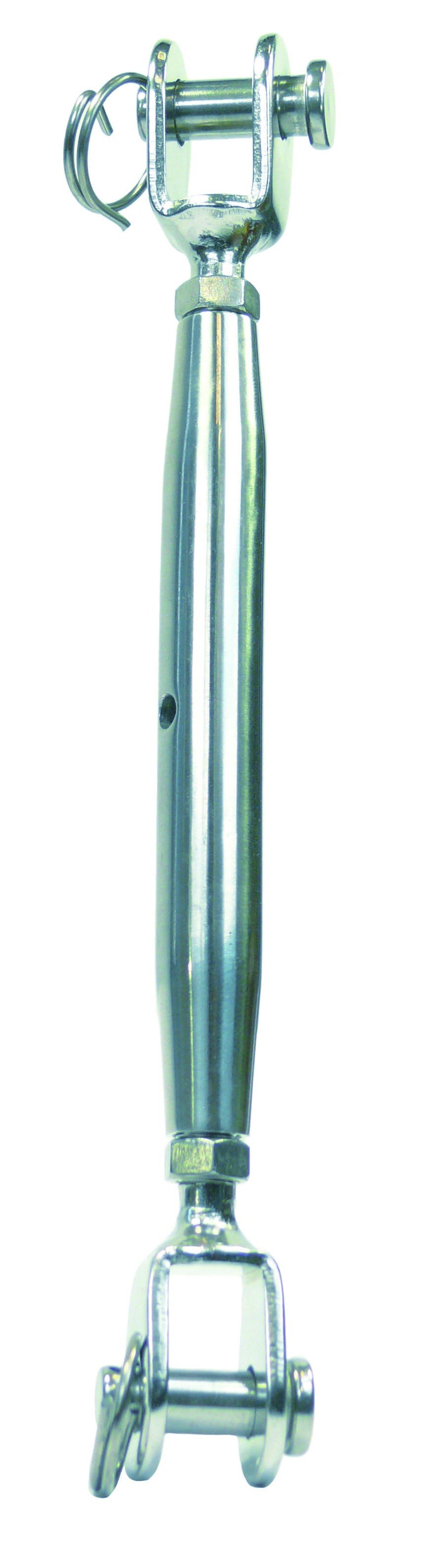 Wantspanner gaffel-gaffel M10 RVS A4 1 stuks