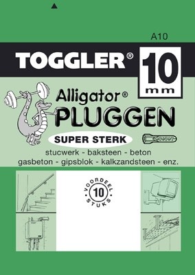 Toggler Alligator plug A10 10 stuks