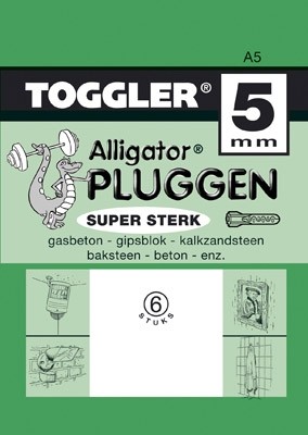 Toggler Alligator plug A5 6 stuks