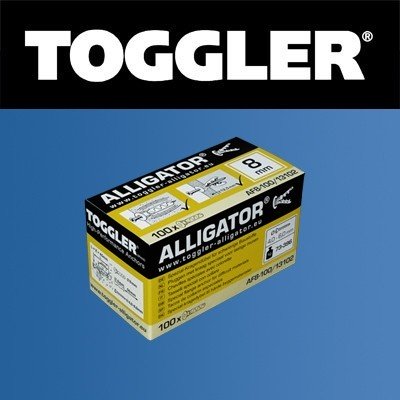 Toggler Alligator plug AF8 met flens 100 stuks