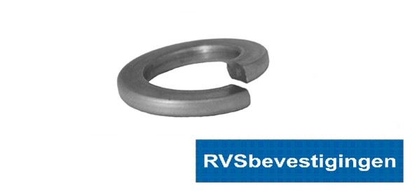 Veerring Din127B M24 24,5mm RVS A2 50 stuks