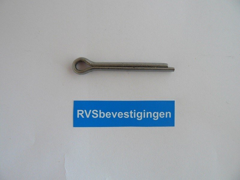 Splitpen Din94 1,0x20mm RVS A2 10 stuks