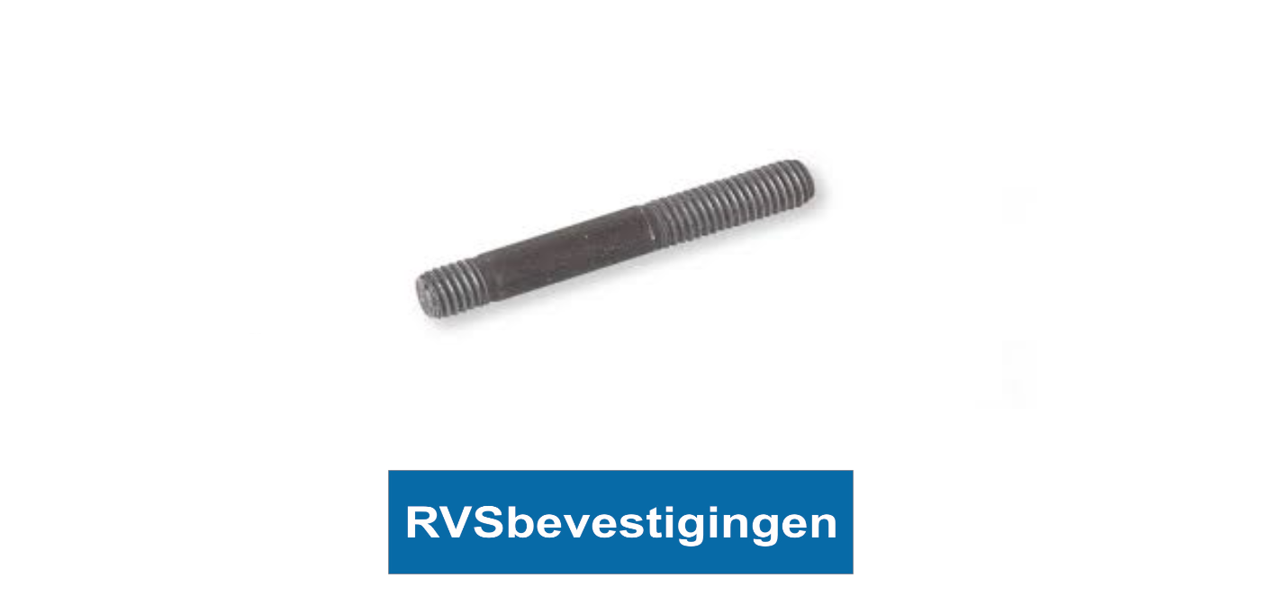 Tapeind Din939 M10x45/12mm RVS A2 1 stuks