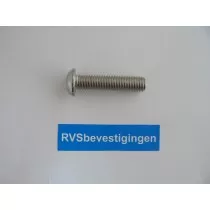 Laagbolkop binnenzeskantbout ISO7380 ULS RVS A2 M4x35mm 200 stuks