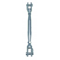 Wantspanner gaffel-gaffel M10 HQ dichte uitvoering RVS A4 1 stuks