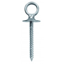 Oogbout  met kraag  houtdraadbout  8x80 mm  RVS A4