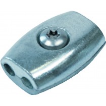 Staaldraadklem eivormig 6mm RVS A4 1 stuks