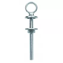 Oogbout  met kraag  metrisch draad M6x30  RVS A4