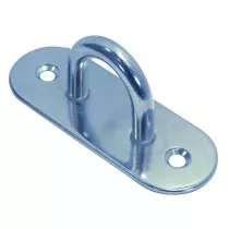 Mastoog  ovale grondplaat 81mm  RVS A2