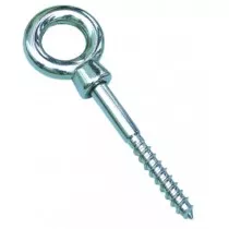 Oogbout  houtdraad 6x60mm  RVS A4