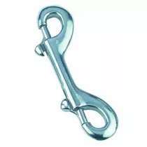 Dubbele musketon 115mm BL:200 Kg RVS A4 1 stuks