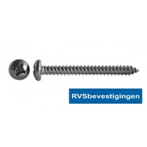 Plaatschroef Din7981 CK PH RVS A2 2,9x25mm 200 stuks