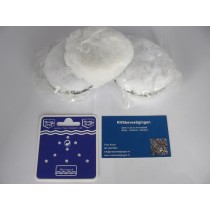 Polijstschijf wol met Velcro klittenband 80mm 1 stuks
