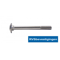 Slotbout Din603 RVS A2 M8x160mm 50 stuks