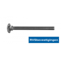 Slotbout Din603 RVS A2 M6x16mm 200 stuks