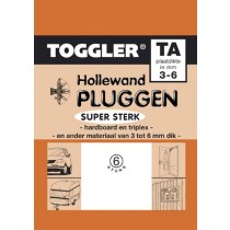 Toggler Hollewandplug 3-6mm TA-6 6 stuks