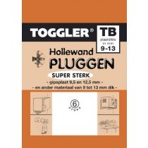 Toggler Hollewandplug 9-13mm TB-6 6 stuks