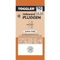 Toggler Hollewandplug 15-19mm TC-20 20 stuks