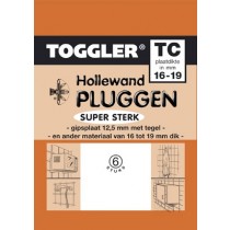 Toggler Hollewandplug 15-19mm TC-6 6 stuks