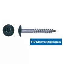 Kleurkop-schroeven voor Trespa®/HPL platen 4,8x38mm RAL6009 dennengroen RVS A2 TX-20 100 stuks