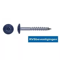 Kleurkop-schroeven voor Trespa®/HPL platen 4,8x38mm RAL7016 antraciettgrijs RVS A2 TX-20 100 stuks